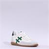 Another Trend Atenas Low Retro Trainer - White Green